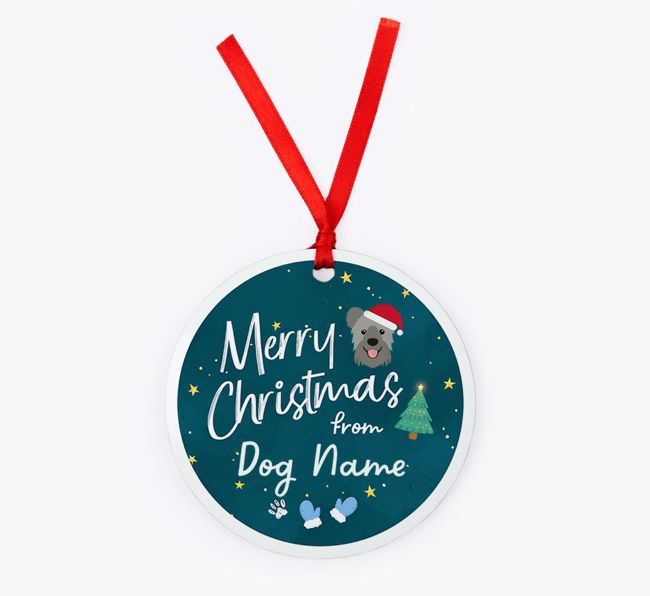 Merry Christmas: Personalised {breedFullName} Christmas Decoration